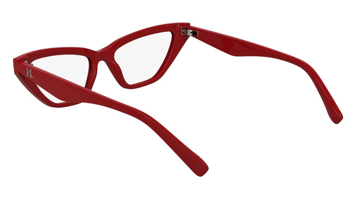 Brillen Karl Lagerfeld KL6175 (600) farbe red form cat-eye gläser color 4