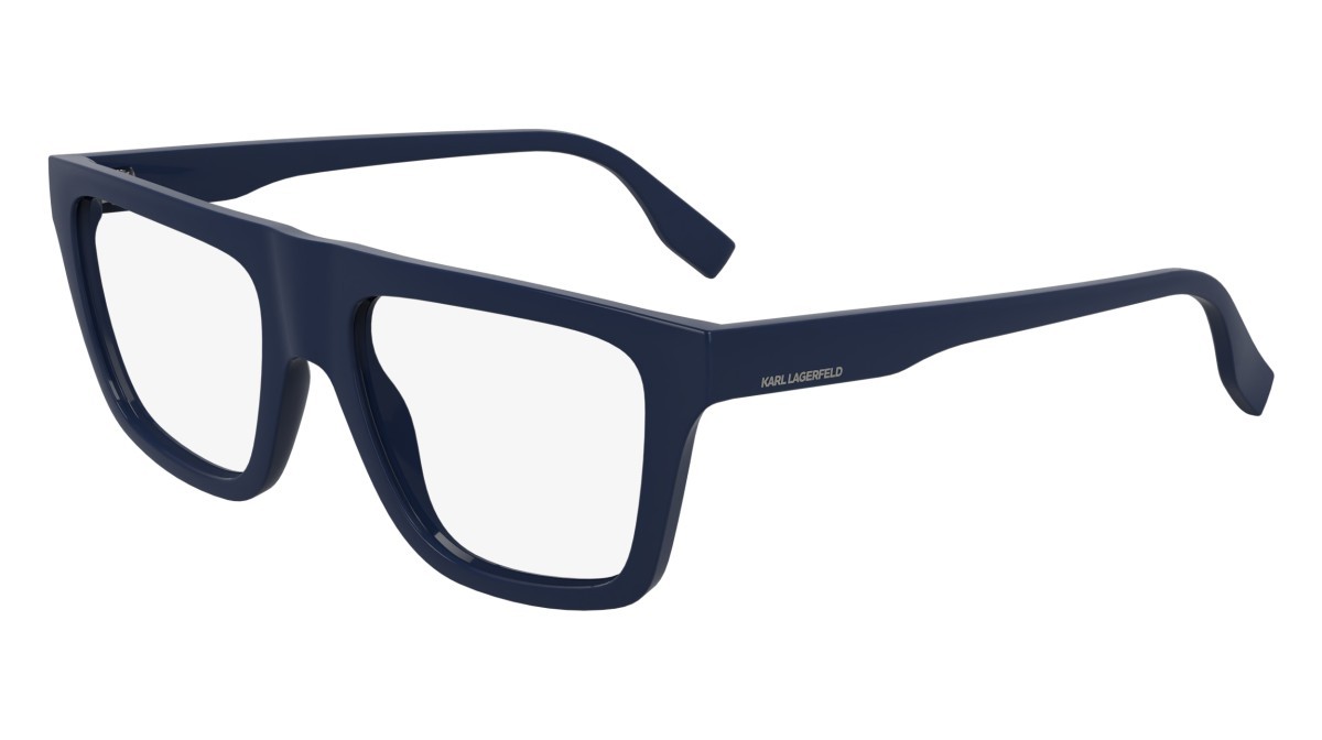Brillen Karl Lagerfeld KL6176 (404) farbe dark blue form rechteckig gläser color 3