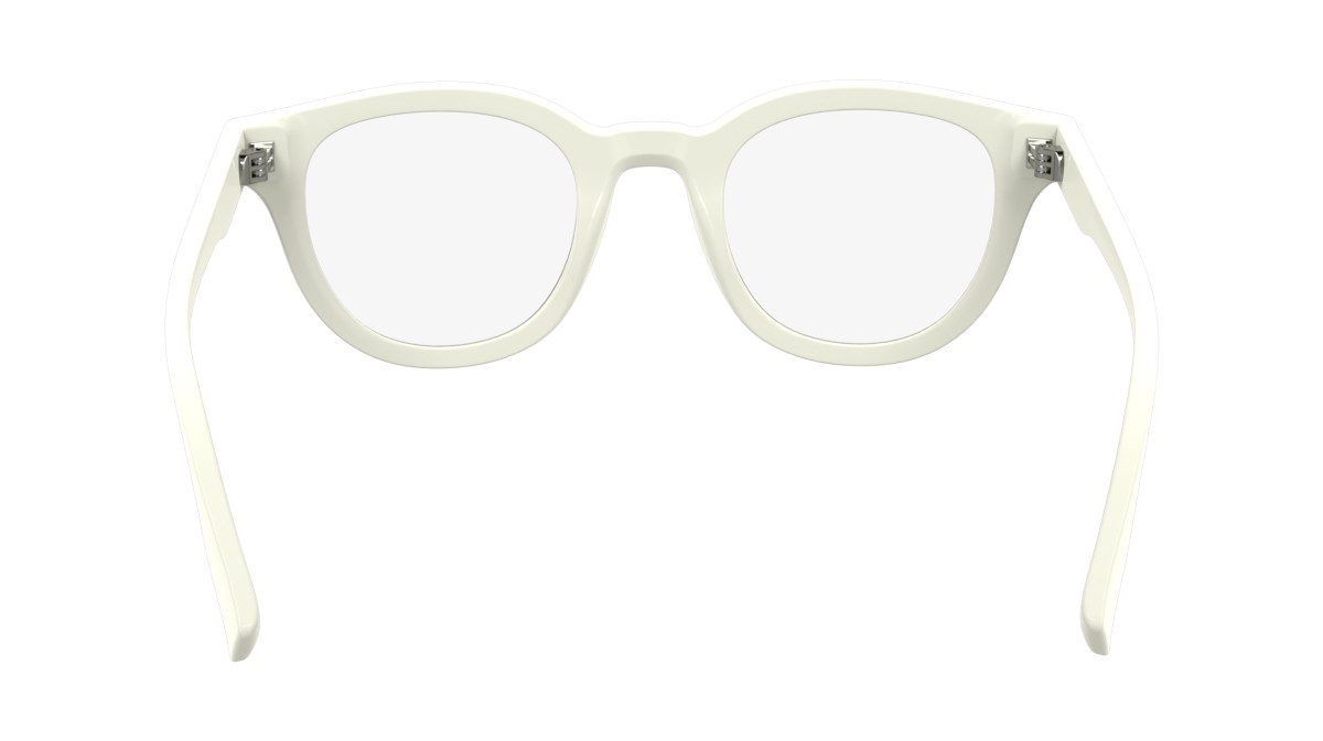 Occhiali da vista Karl Lagerfeld KL6177 (105) colore white forma pantos lenti color 2