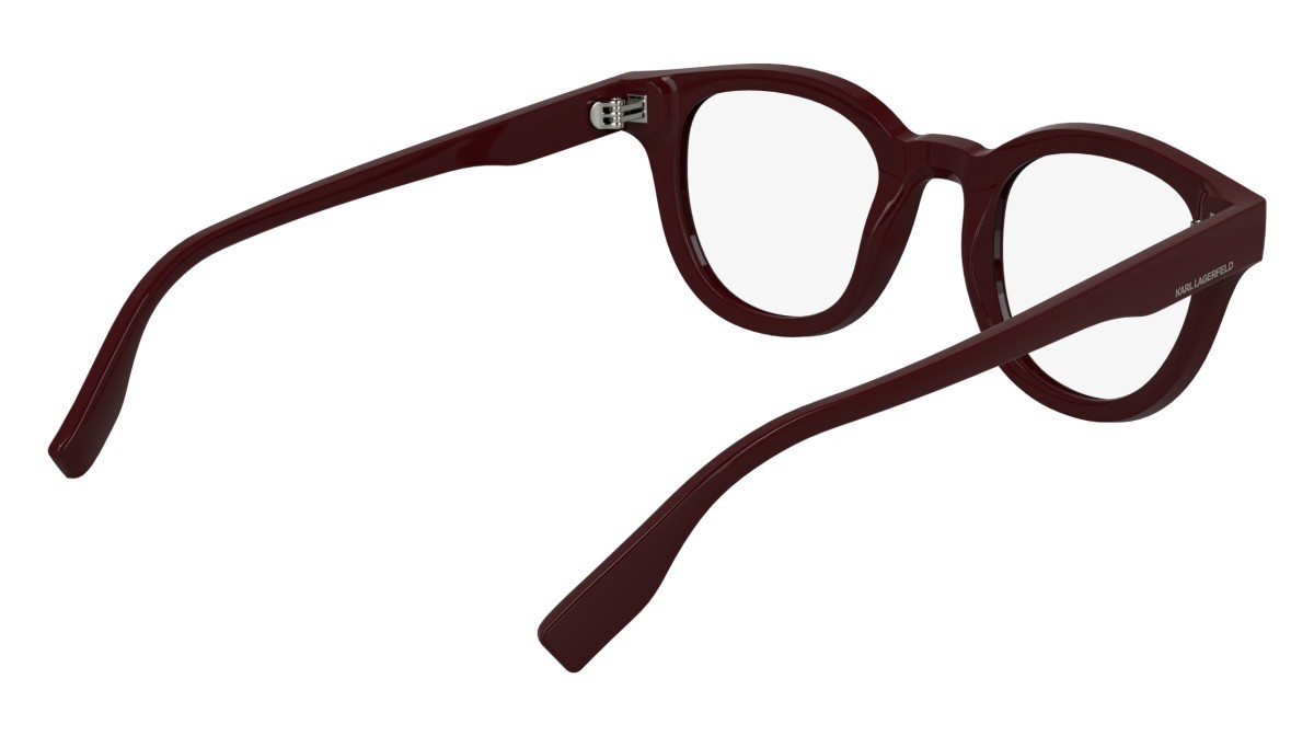Occhiali da vista Karl Lagerfeld KL6177 (601) colore burgundy forma pantos lenti color 3