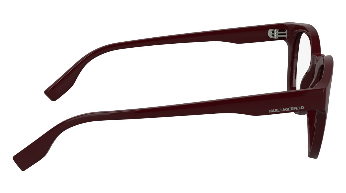Occhiali da vista Karl Lagerfeld KL6177 (601) colore burgundy forma pantos lenti color 3