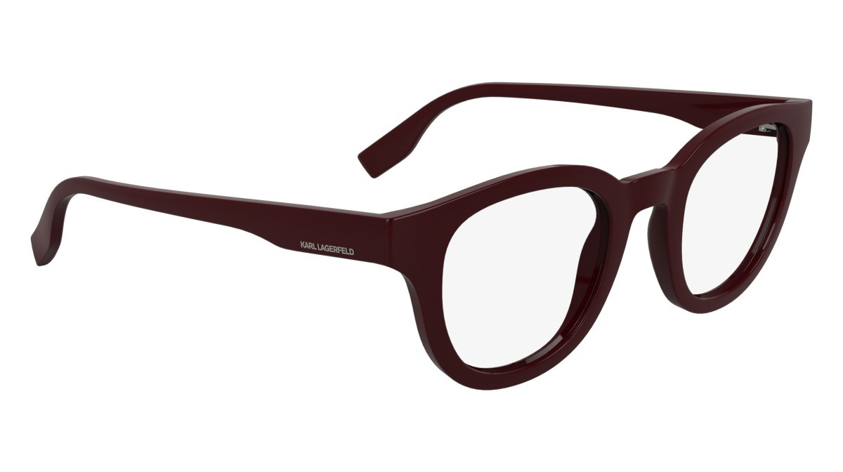 Occhiali da vista Karl Lagerfeld KL6177 (601) colore burgundy forma pantos lenti color 3