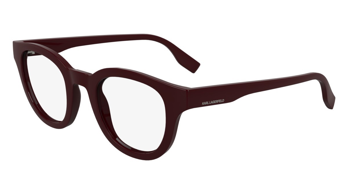 Occhiali da vista Karl Lagerfeld KL6177 (601) colore burgundy forma pantos lenti color 3
