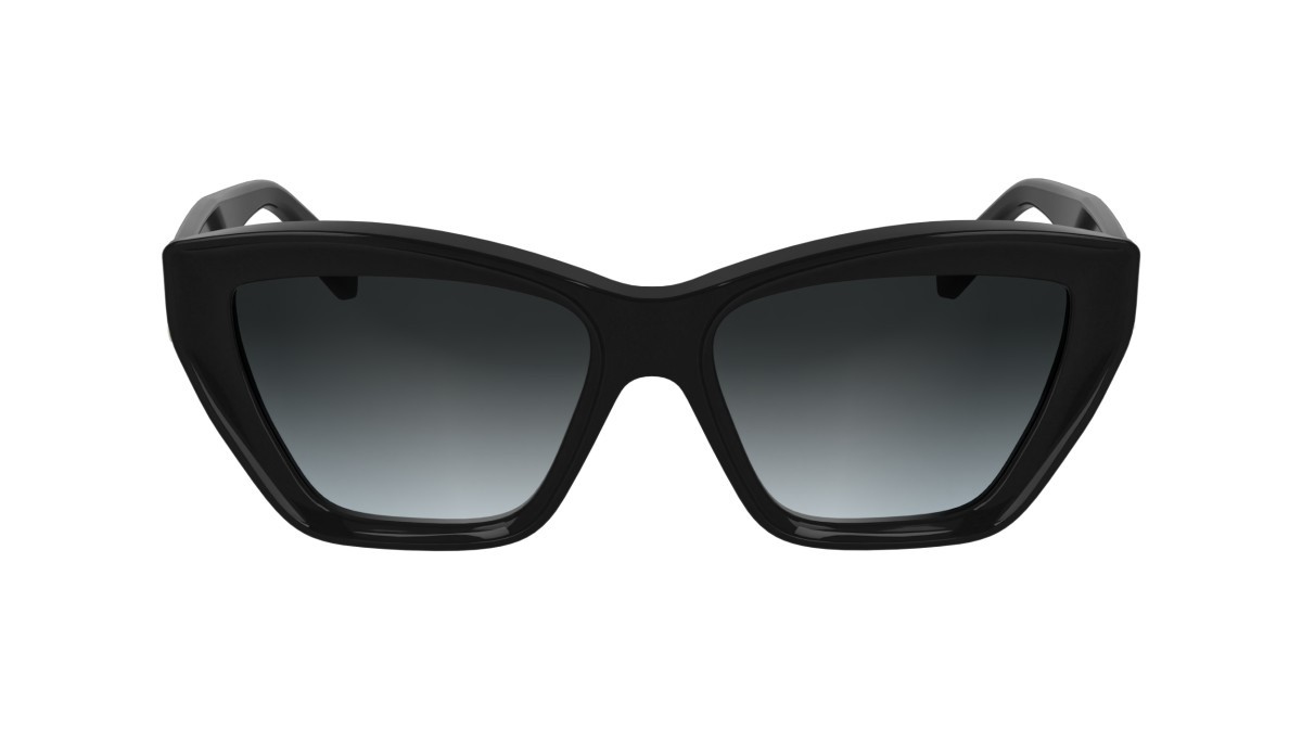 Occhiali da sole Karl Lagerfeld KL6179S (001) colore black forma cat eye lenti gradient grey