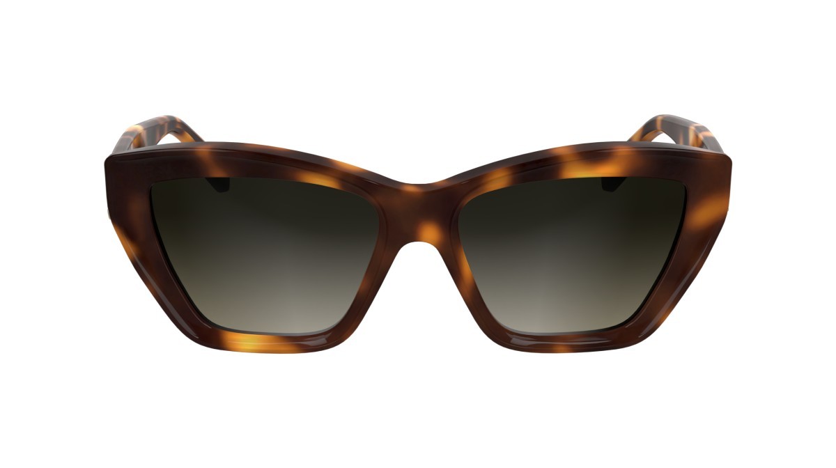 Occhiali da sole Karl Lagerfeld KL6179S (230) colore tortoise forma cat eye lenti gradient brown