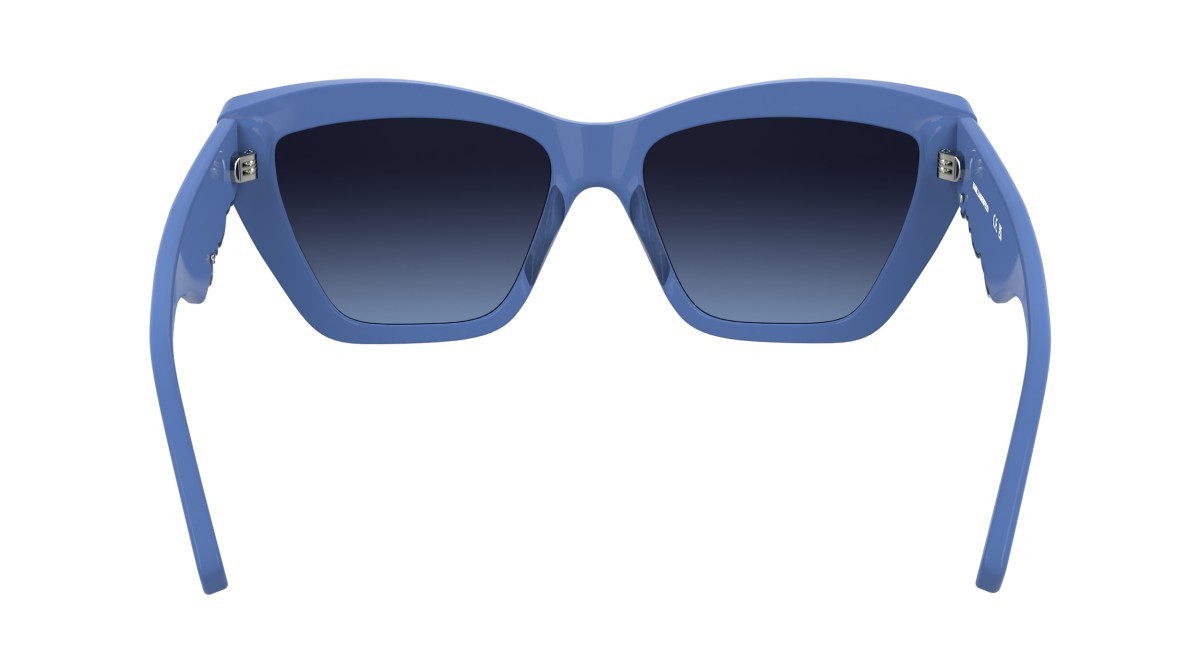Occhiali da sole Karl Lagerfeld KL6179S (423) colore sky blue forma cat eye lenti gradient violet azure