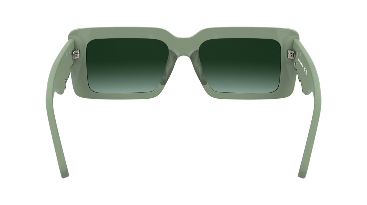 Occhiali da sole Karl Lagerfeld KL6180S (316) colore sage forma rettangolare lenti gradient green