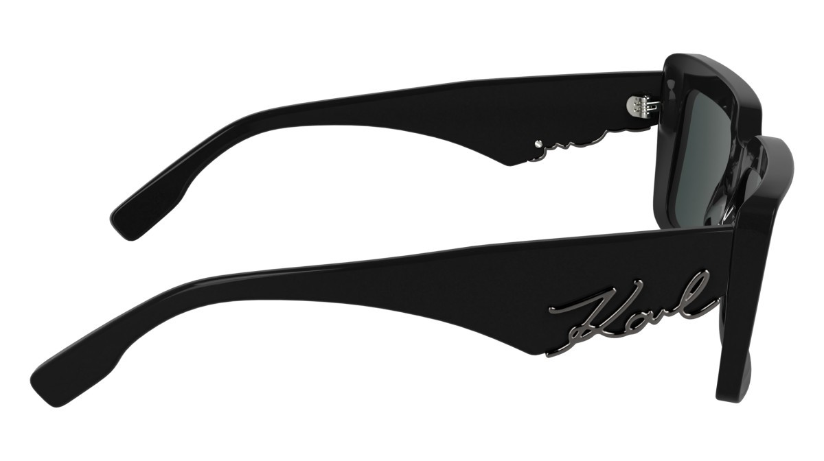 Occhiali da sole Karl Lagerfeld KL6180S N (001) colore black forma rettangolare 