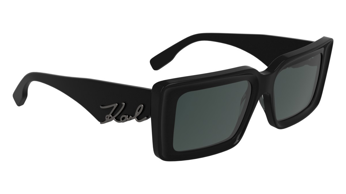 Occhiali da sole Karl Lagerfeld KL6180S N (001) colore black forma rettangolare 