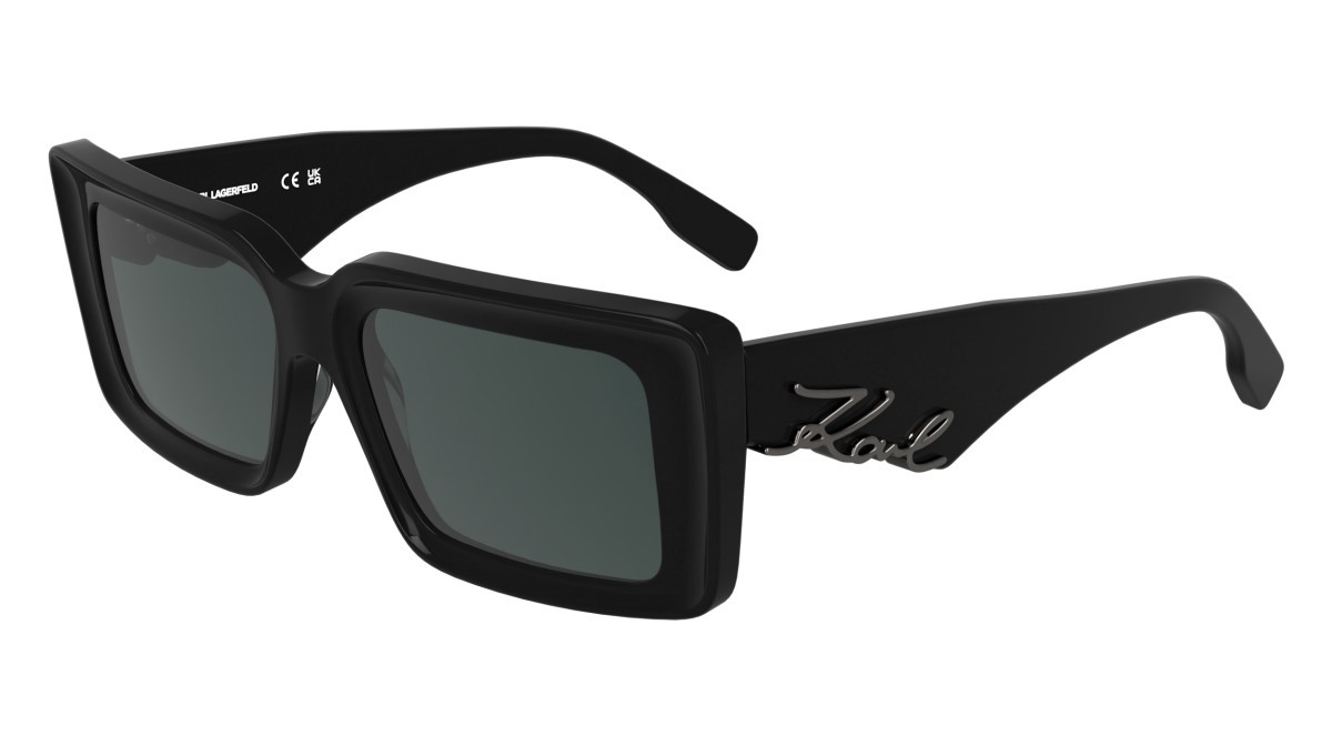 Occhiali da sole Karl Lagerfeld KL6180S N (001) colore black forma rettangolare 