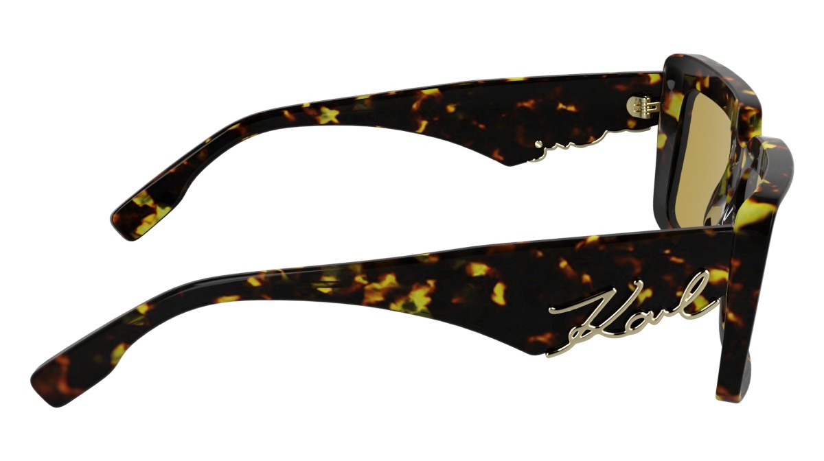 Occhiali da sole Karl Lagerfeld KL6180S N (232) colore tokyo tortoise forma rettangolare 