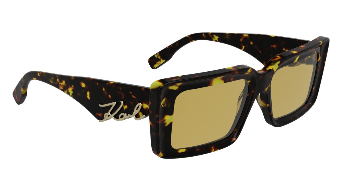 Occhiali da sole Karl Lagerfeld KL6180S N (232) colore tokyo tortoise forma rettangolare 