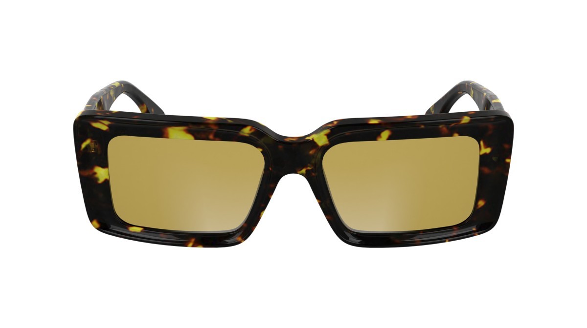 Occhiali da sole Karl Lagerfeld KL6180S N (232) colore tokyo tortoise forma rettangolare 