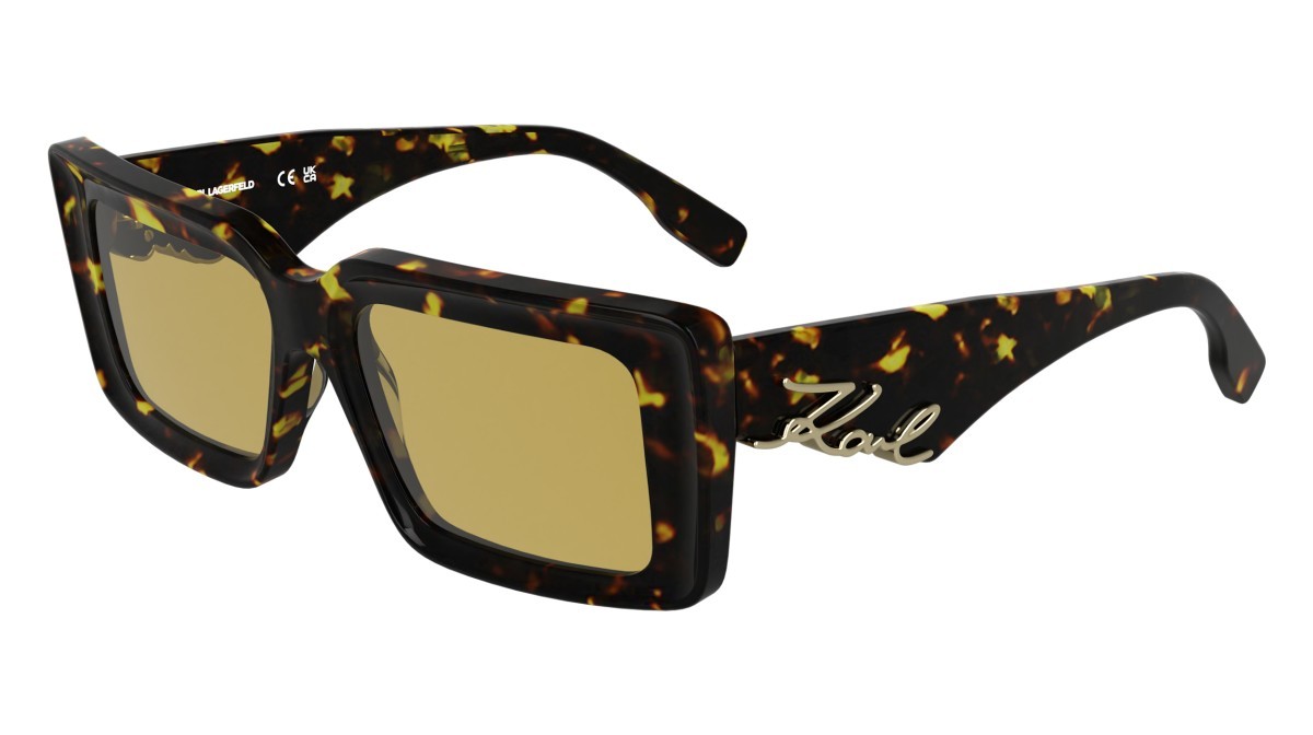 Occhiali da sole Karl Lagerfeld KL6180S N (232) colore tokyo tortoise forma rettangolare 