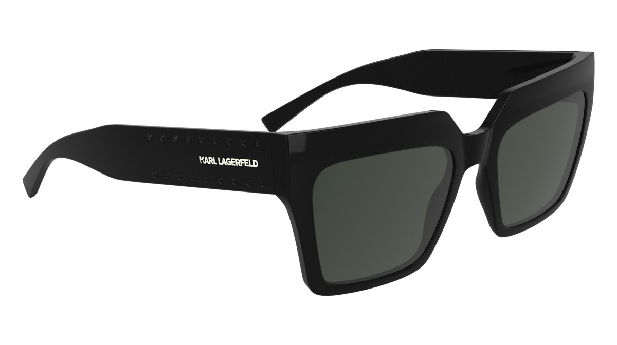 Sonnenbrillen Karl Lagerfeld KL6181S (001) farbe black form rechteckig gläser solid smoke