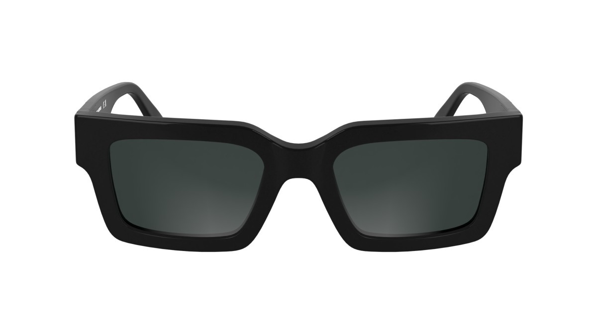 Sunglasses Karl Lagerfeld KL6182S (001) color black shape rectangle lenses solid smoke