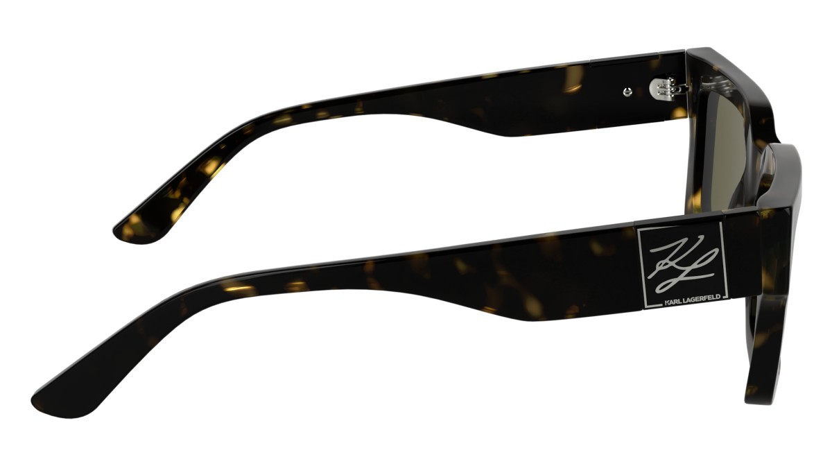 Sonnenbrillen Karl Lagerfeld KL6182S (242) farbe dark tortoise form rechteckig gläser solid brown