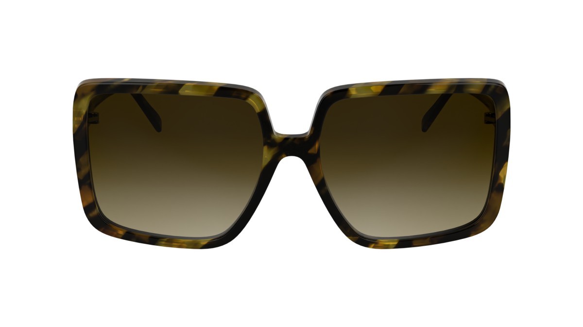 Occhiali da sole Karl Lagerfeld KL6187S (211) colore tobacco forma rettangolare lenti gradient brown