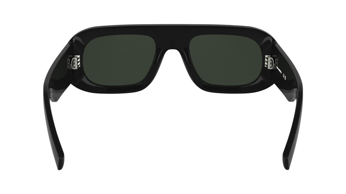 Sonnenbrillen Karl Lagerfeld KL6188S (001) farbe black form aviator gläser solid smoke