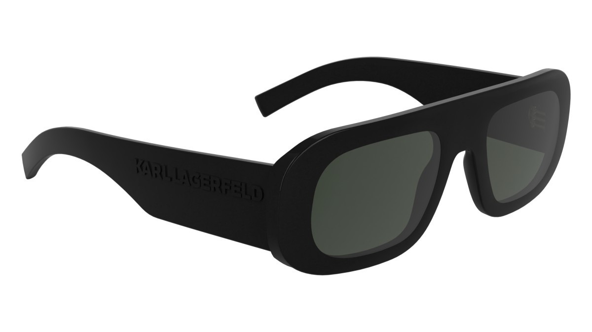 Sonnenbrillen Karl Lagerfeld KL6188S (001) farbe black form aviator gläser solid smoke