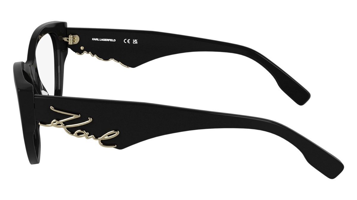 Occhiali da vista Karl Lagerfeld KL6189 (001) colore black forma cat eye lenti colore - 1