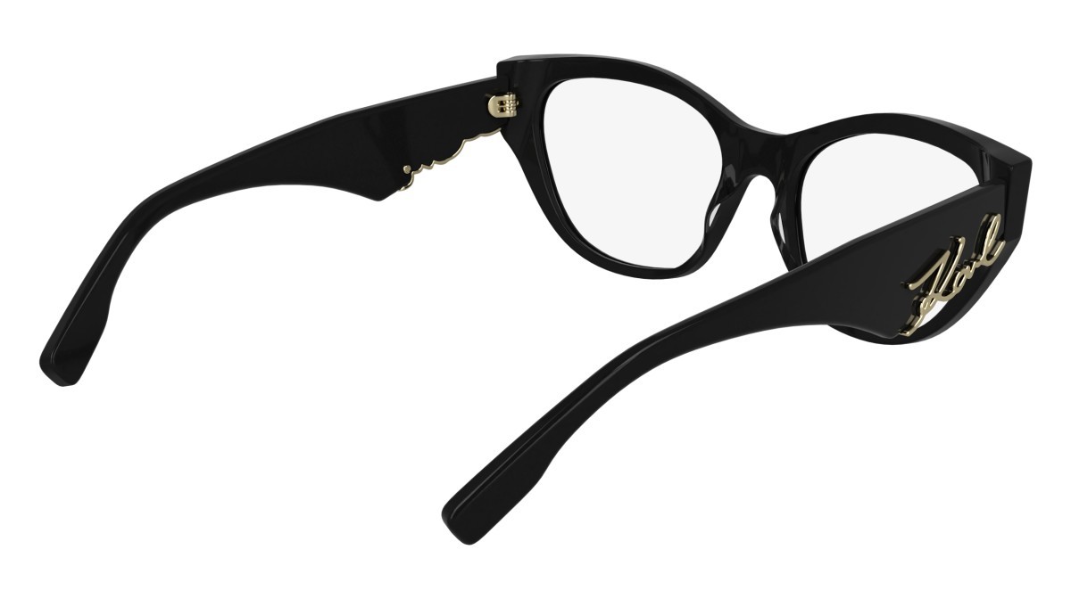 Occhiali da vista Karl Lagerfeld KL6189 (001) colore black forma cat eye lenti colore - 1