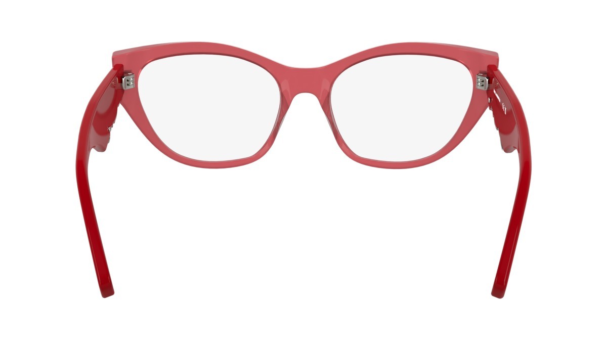 Occhiali da vista Karl Lagerfeld KL6189 (506) colore coral forma cat eye lenti colore - 4