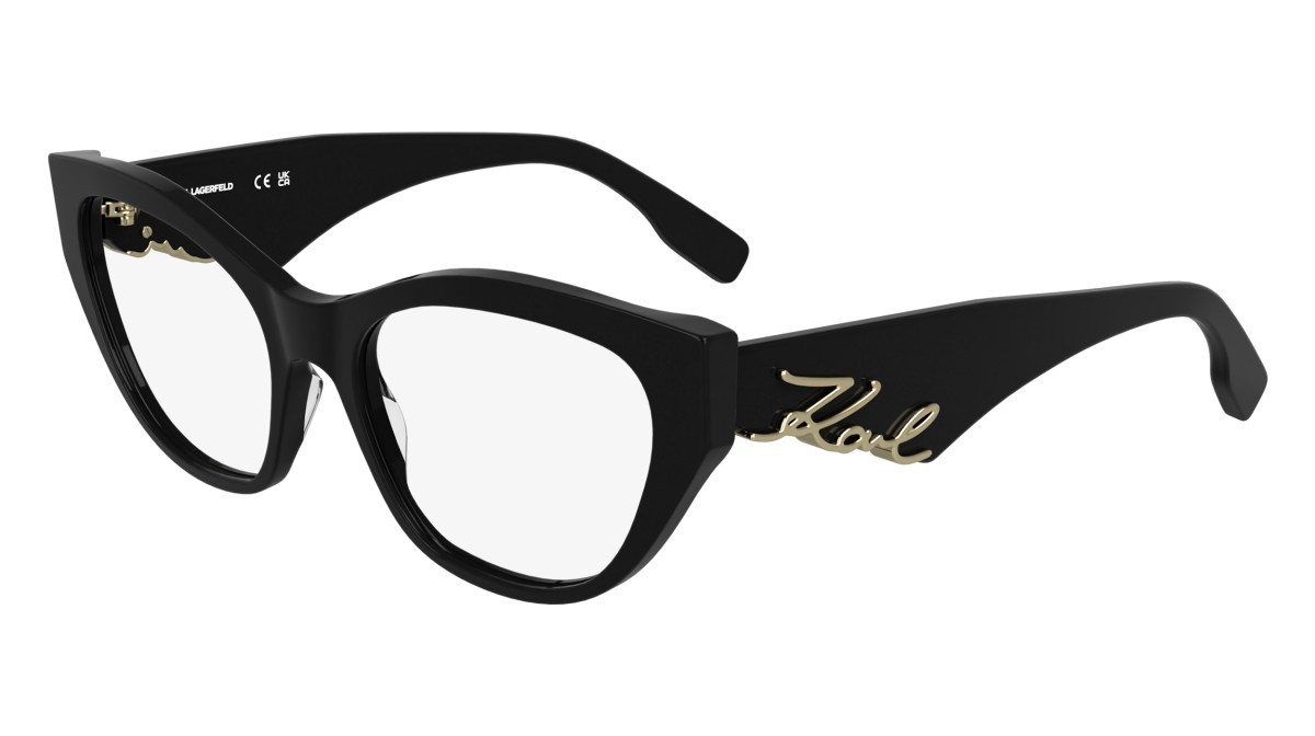 Occhiali da vista Karl Lagerfeld KL6189 N (001) colore black forma cat eye 