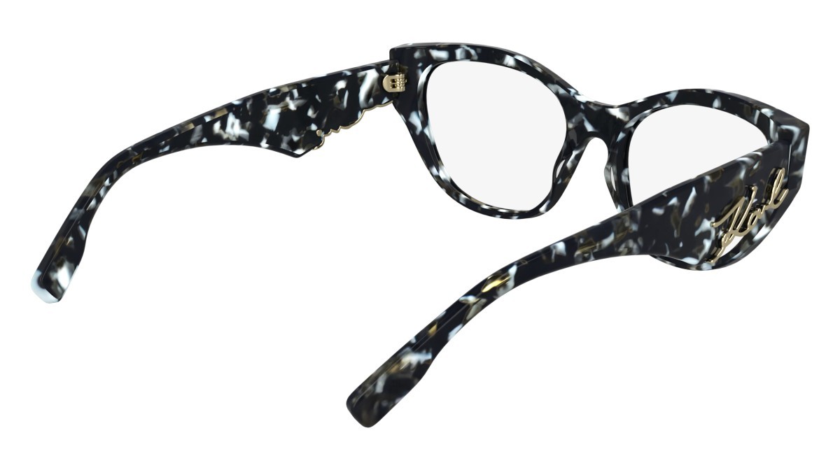 Occhiali da vista Karl Lagerfeld KL6189 N (016) colore marble black forma cat eye 