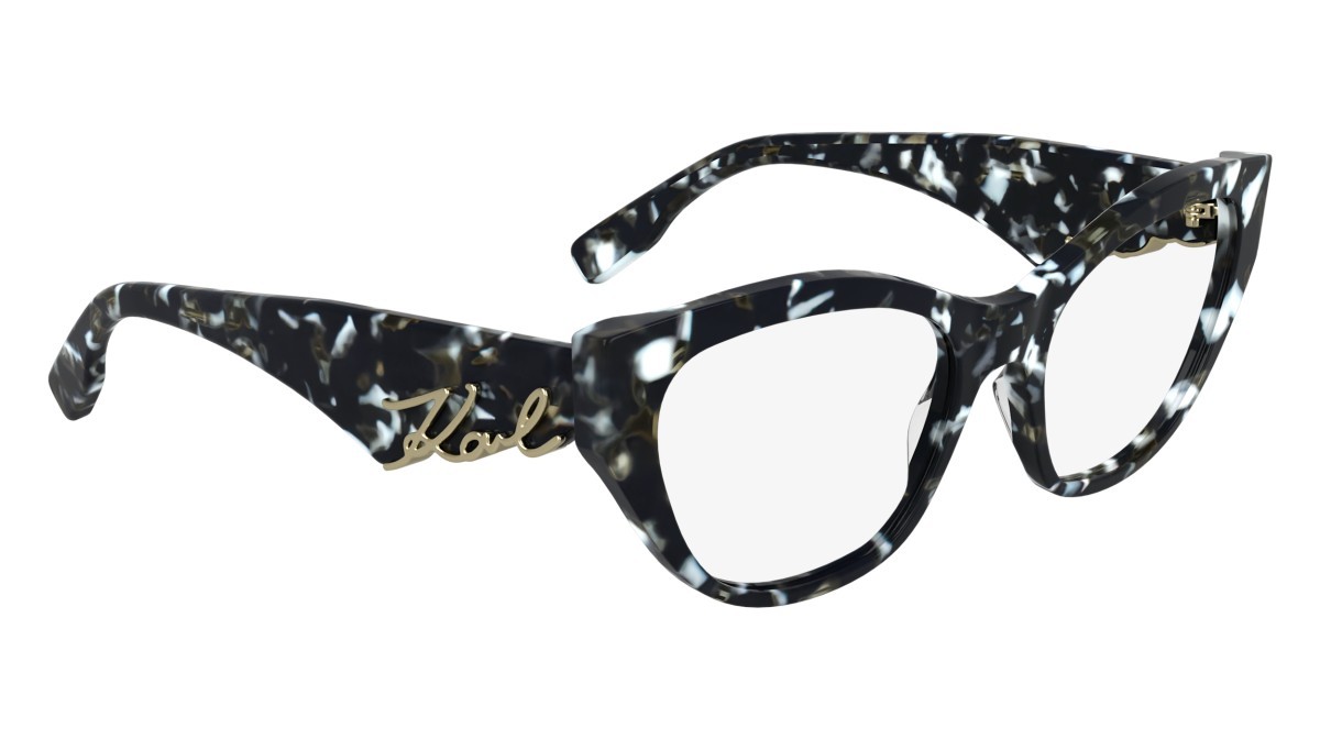 Occhiali da vista Karl Lagerfeld KL6189 N (016) colore marble black forma cat eye 
