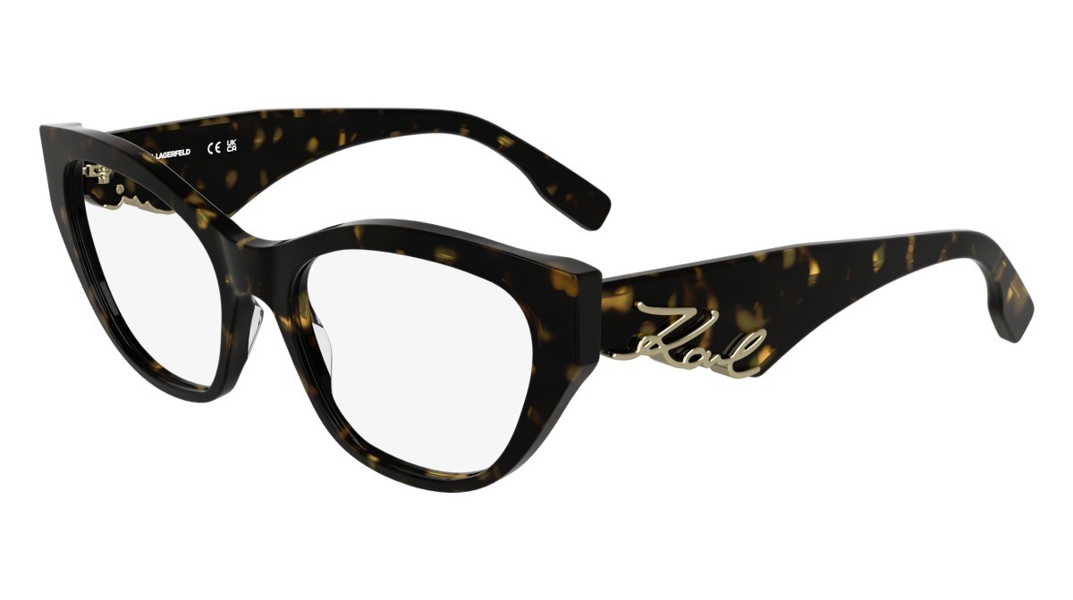 Occhiali da vista Karl Lagerfeld KL6189 N (242) colore dark tortoise forma cat eye 