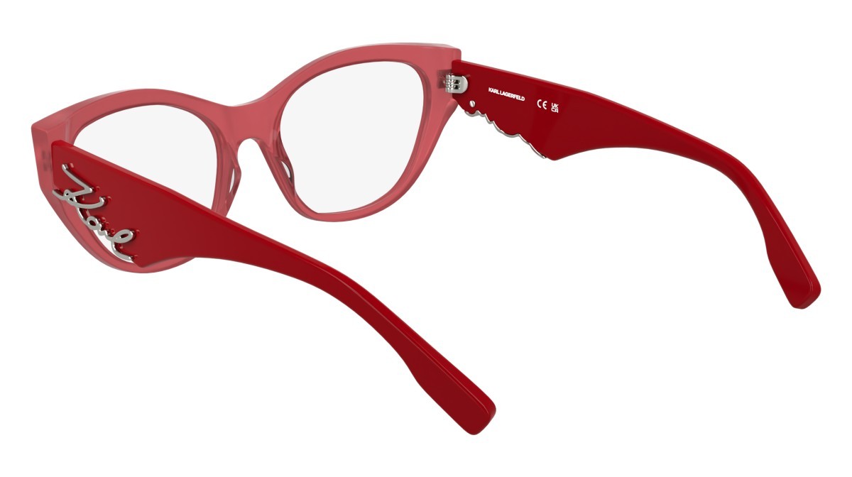Occhiali da vista Karl Lagerfeld KL6189 N (506) colore coral forma cat eye 