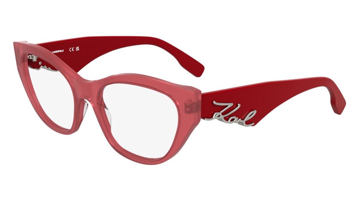 Occhiali da vista Karl Lagerfeld KL6189 N (506) colore coral forma cat eye 