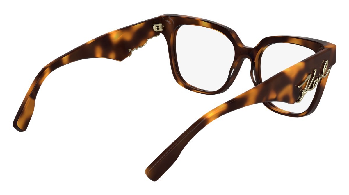 Occhiali da vista Karl Lagerfeld KL6190 (240) colore tortoise forma rettangolare lenti colore - 2