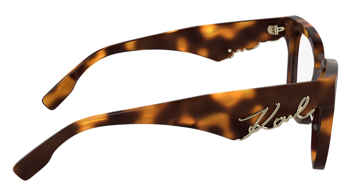 Occhiali da vista Karl Lagerfeld KL6190 (240) colore tortoise forma rettangolare lenti colore - 2