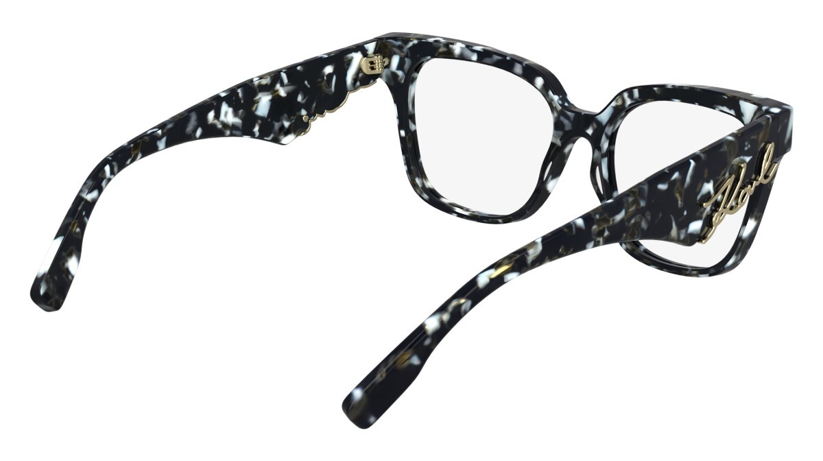 Occhiali da vista Karl Lagerfeld KL6190 N (016) colore marble black forma rettangolare 