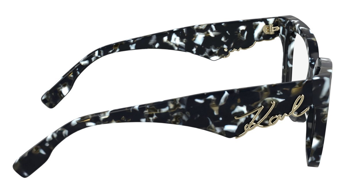 Occhiali da vista Karl Lagerfeld KL6190 N (016) colore marble black forma rettangolare 
