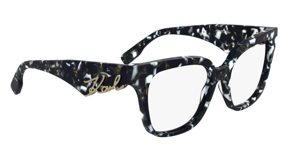 Occhiali da vista Karl Lagerfeld KL6190 N (016) colore marble black forma rettangolare 