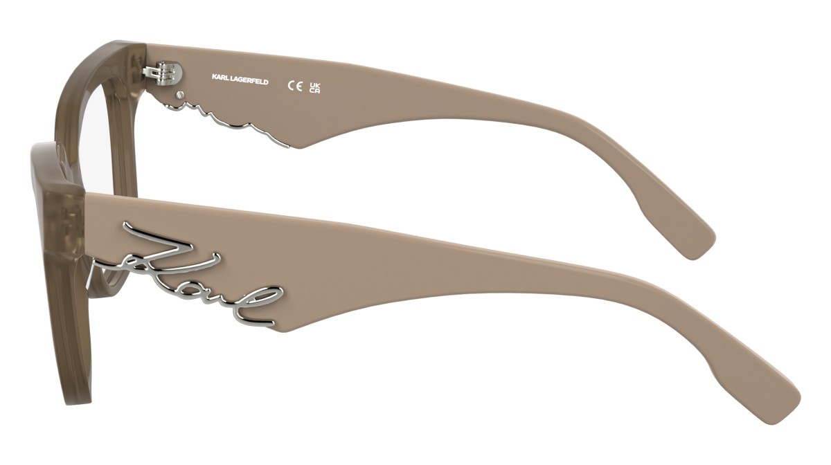 Occhiali da vista Karl Lagerfeld KL6190 N (272) colore nude forma rettangolare 