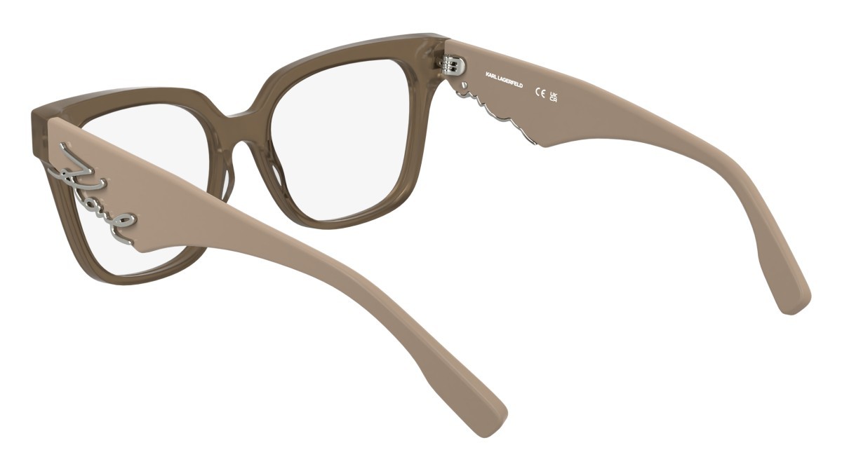 Occhiali da vista Karl Lagerfeld KL6190 N (272) colore nude forma rettangolare 