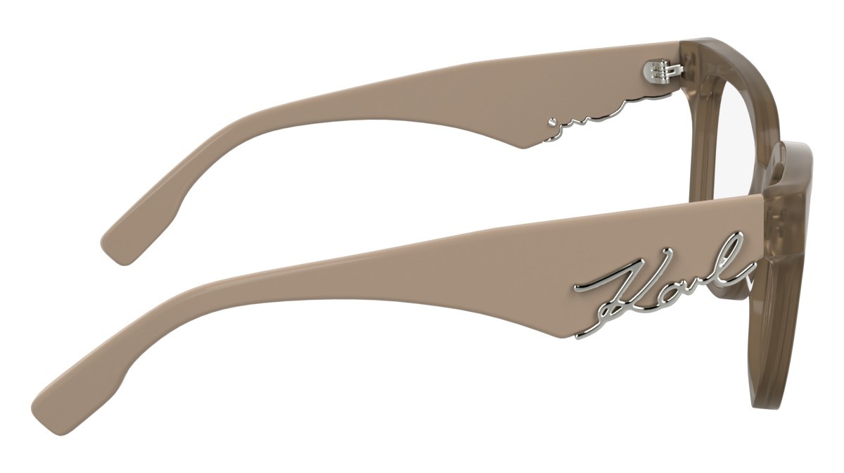 Occhiali da vista Karl Lagerfeld KL6190 N (272) colore nude forma rettangolare 