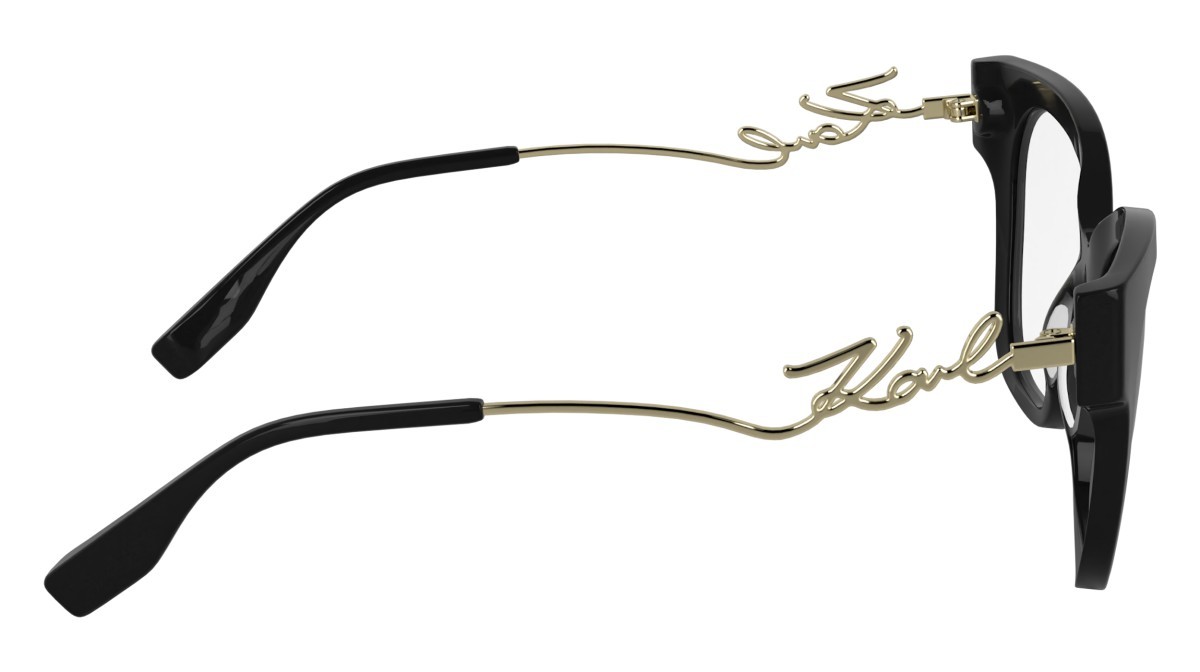 Occhiali da vista Karl Lagerfeld KL6191 (001) colore black forma rettangolare lenti colore - 1