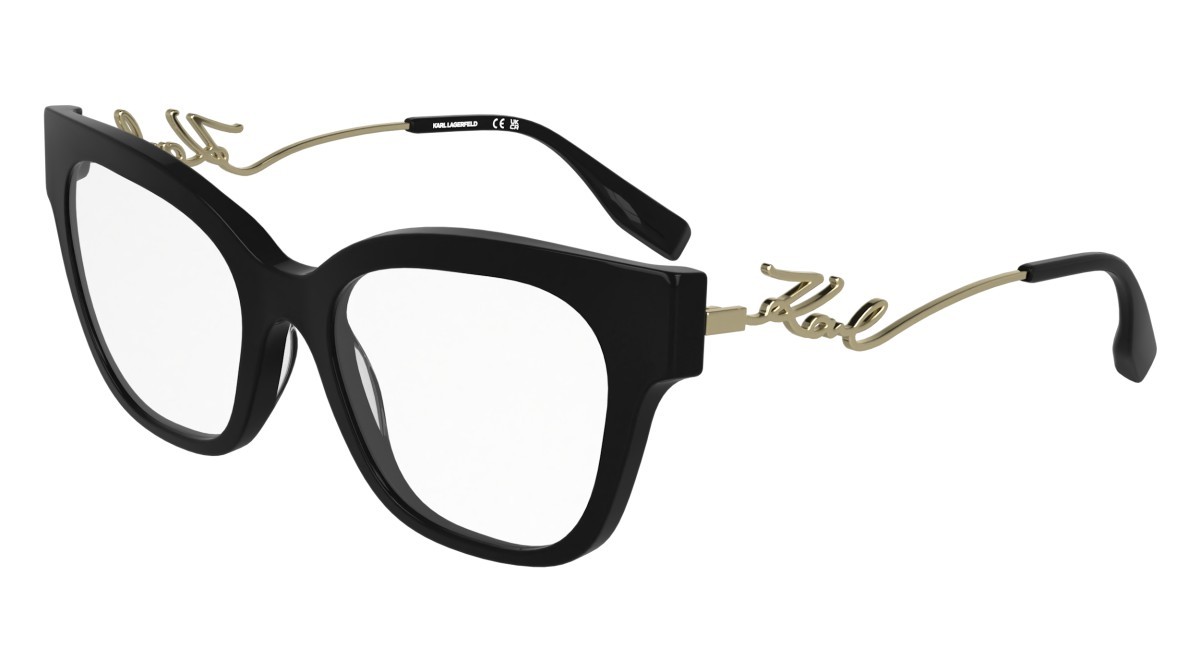 Occhiali da vista Karl Lagerfeld KL6191 (001) colore black forma rettangolare lenti colore - 1