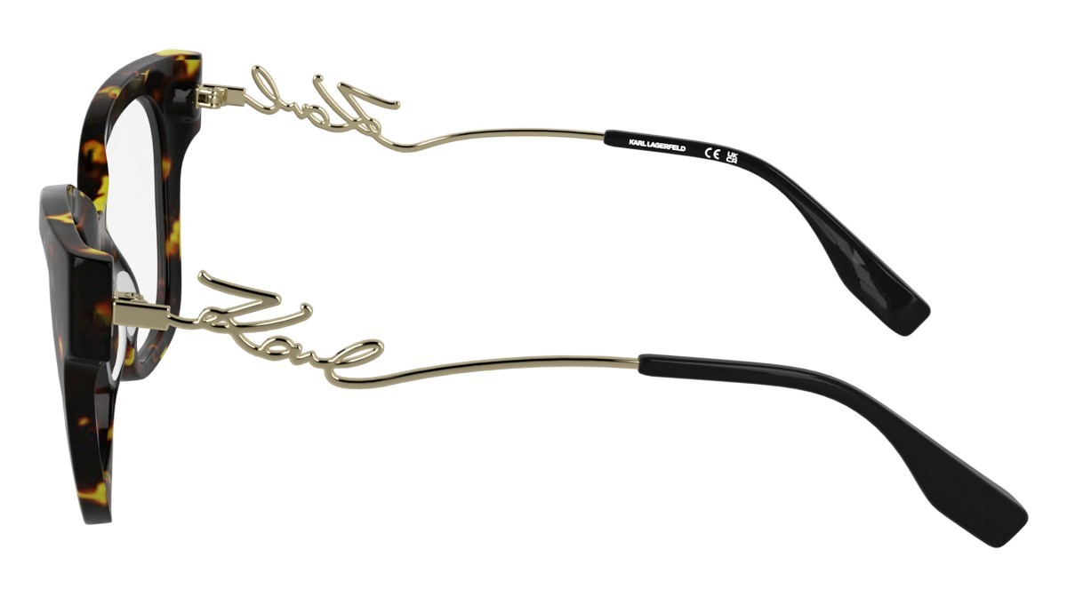 Occhiali da vista Karl Lagerfeld KL6191 (232) colore tokyo tortoise forma rettangolare lenti colore - 2