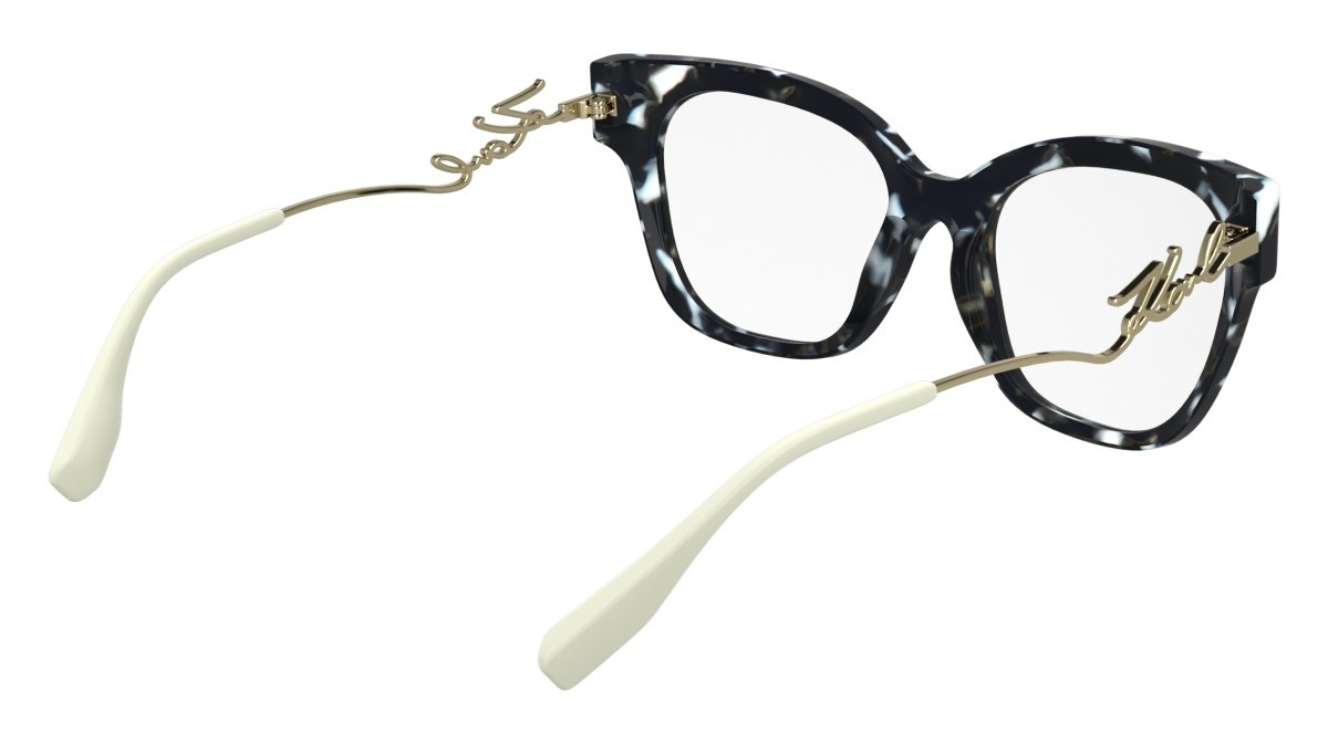 Occhiali da vista Karl Lagerfeld KL6191 N (016) colore marble black forma rettangolare 