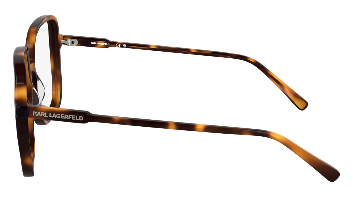 Occhiali da vista Karl Lagerfeld KL6192 (230) colore tortoise forma quadrato lenti colore - 2
