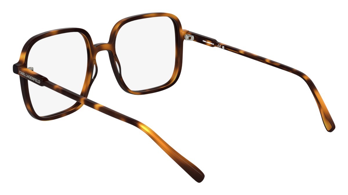 Occhiali da vista Karl Lagerfeld KL6192 (230) colore tortoise forma quadrato lenti colore - 2