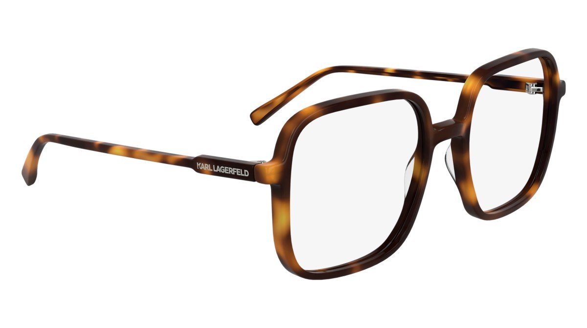 Occhiali da vista Karl Lagerfeld KL6192 (230) colore tortoise forma quadrato lenti colore - 2
