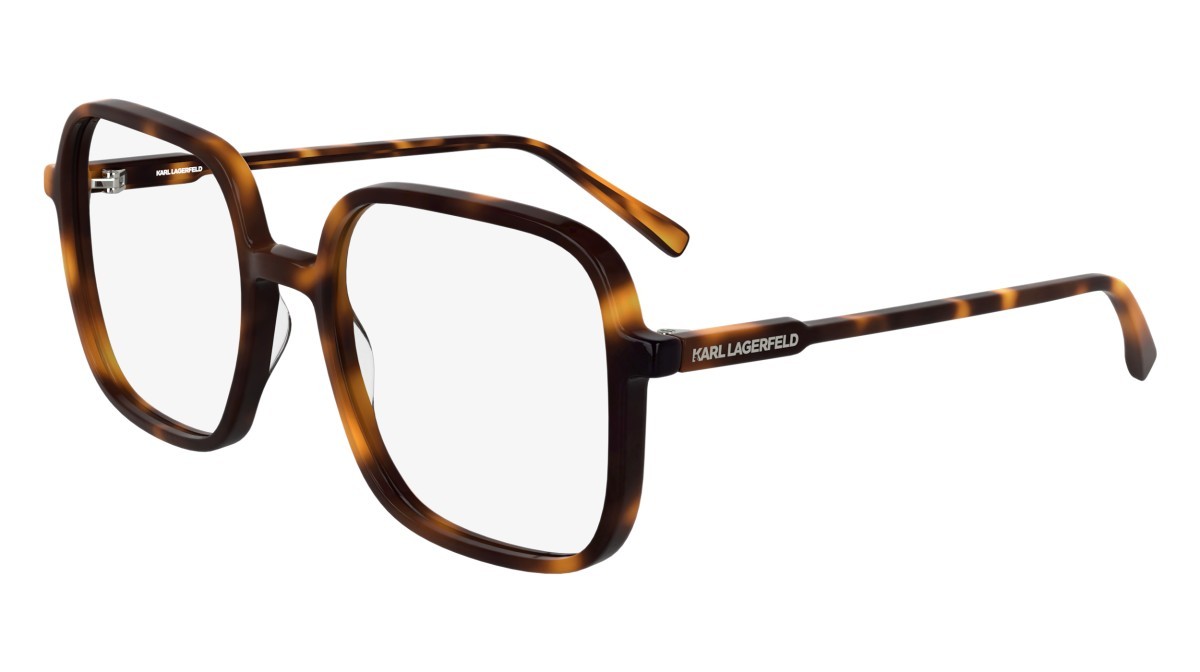 Occhiali da vista Karl Lagerfeld KL6192 (230) colore tortoise forma quadrato lenti colore - 2