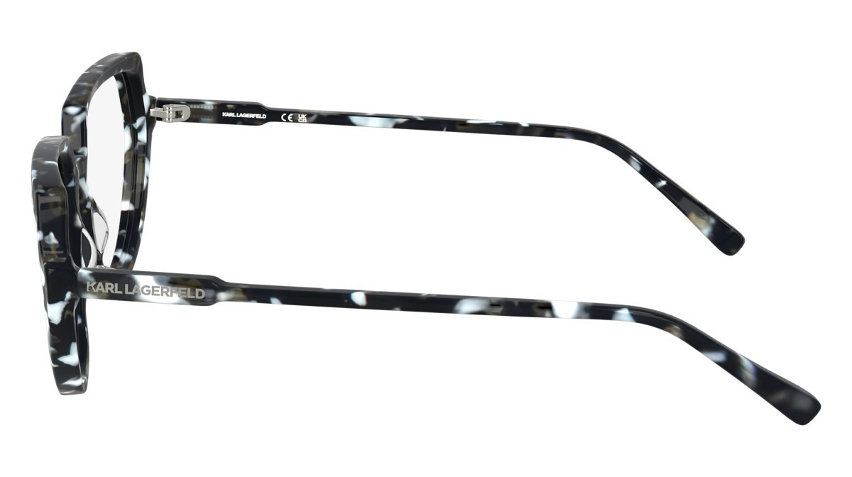 Brillen Karl Lagerfeld KL6193 (016) farbe marble black form pantos gläser colore - 4